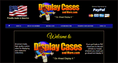 Desktop Screenshot of displaycasesandmore.com